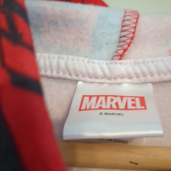 Marvel Deadpool Hoodie Graphic Logo Mens Small Red Streetwear Cosplay - Picture 5 of 9